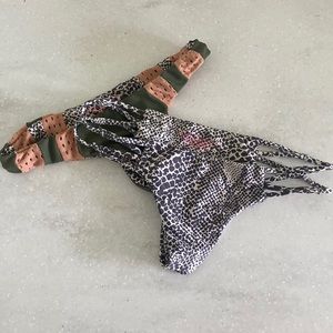 Acacia swimwear bottoms bundle (size P)